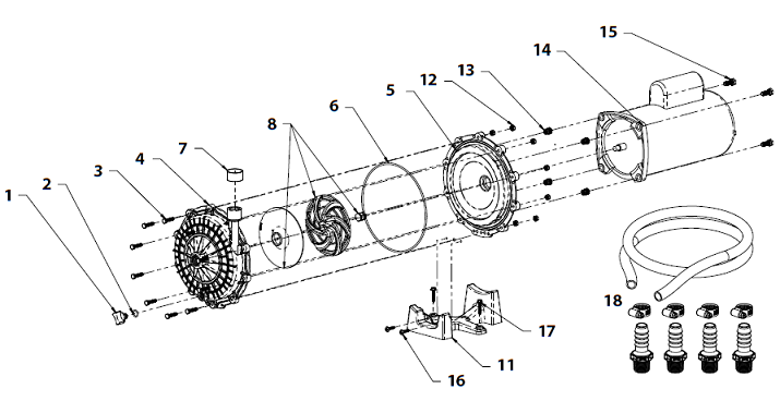 POOL PUMPS & PARTS : BOOSTER PUMP : BOOSTER PUMP PARTS - Waterway Parts